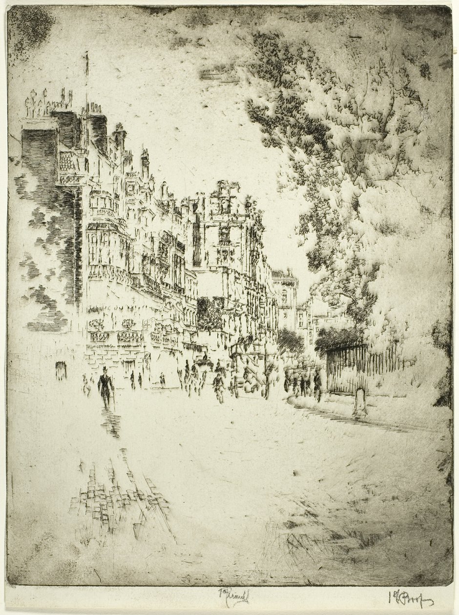 Park Lane tekijältä Joseph Pennell