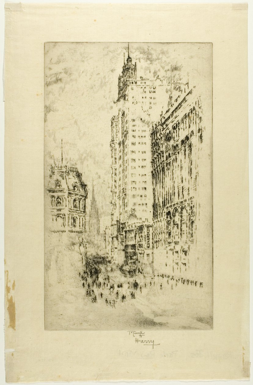 Park Row tekijältä Joseph Pennell