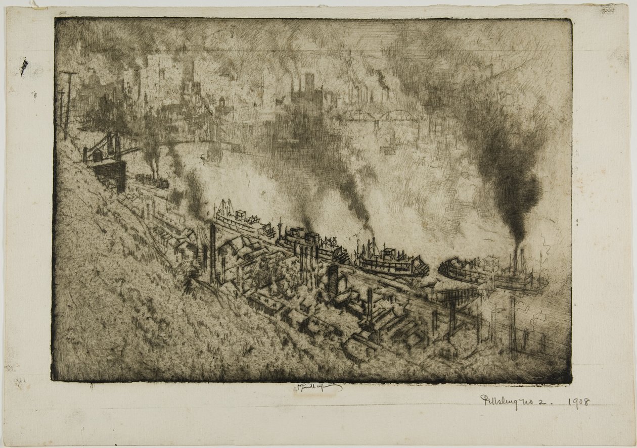 Pittsburgh, No. Ja tekijältä Joseph Pennell