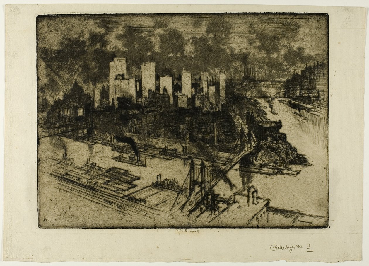 Pittsburgh, nro 3 tekijältä Joseph Pennell