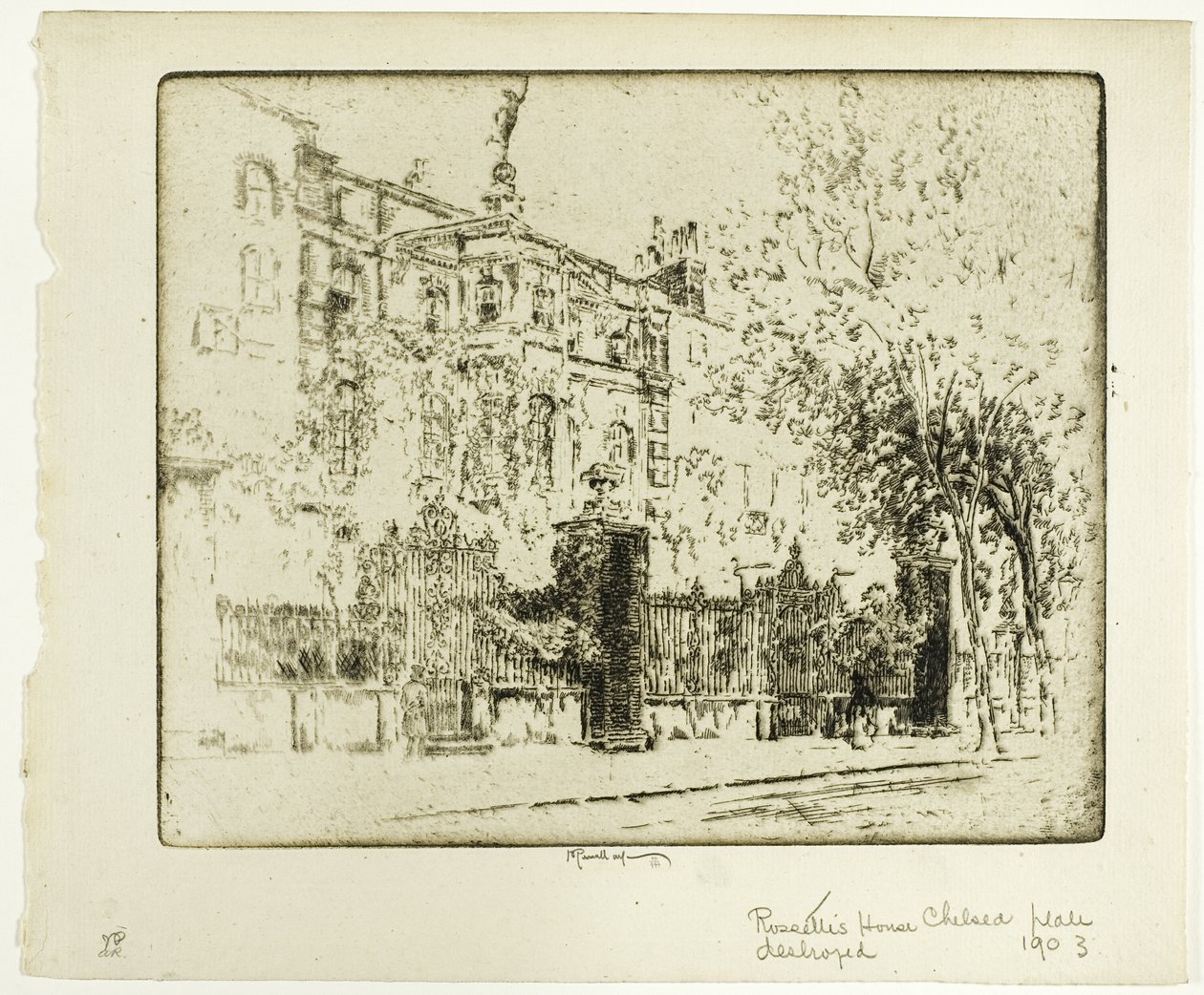 Rossettin talo tekijältä Joseph Pennell