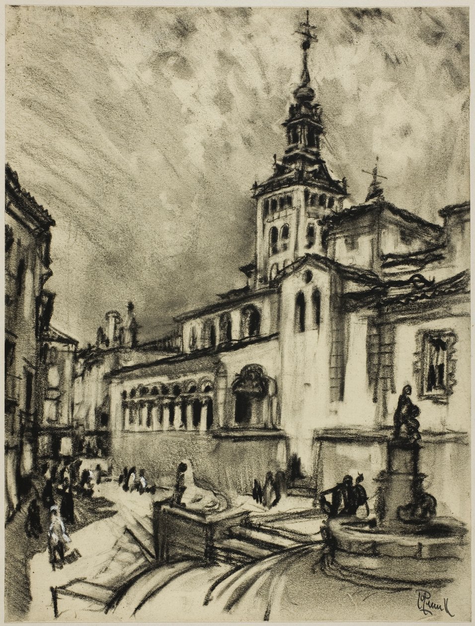 San Martin, Segovia tekijältä Joseph Pennell