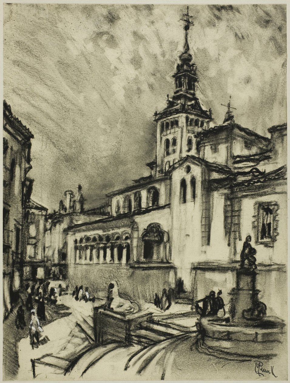 San Martin, Segovia tekijältä Joseph Pennell