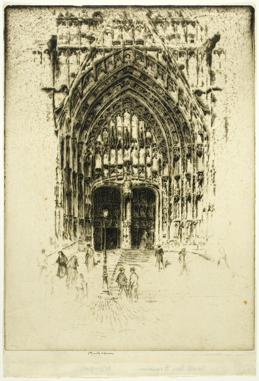 Eteläovi, Beauvais tekijältä Joseph Pennell