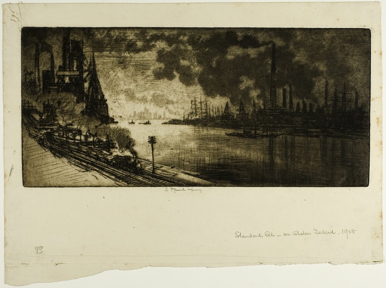 Standard Oil, Staten Island tekijältä Joseph Pennell