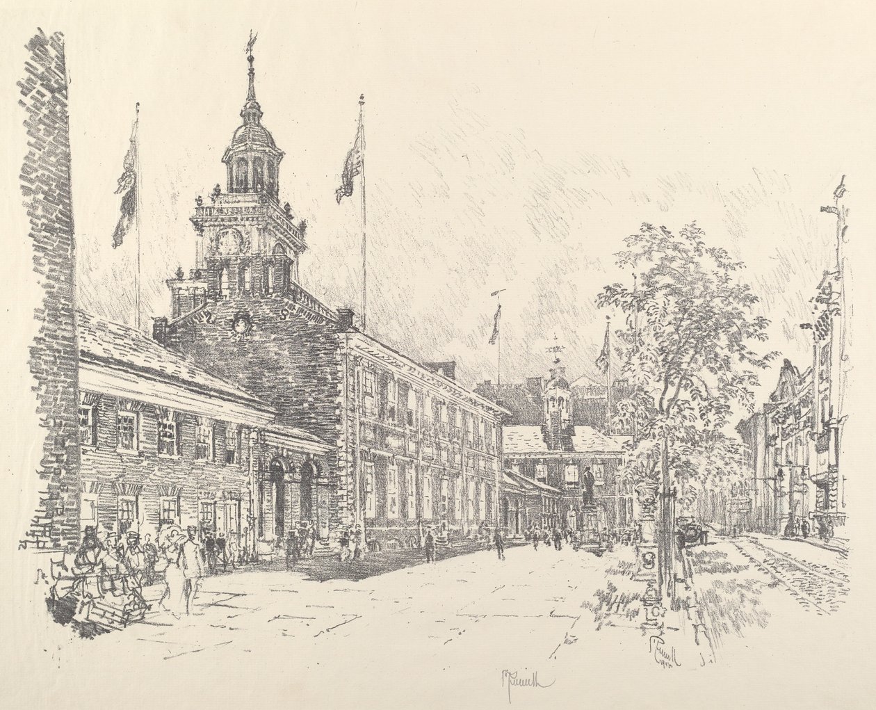 Valtion rakennukset tekijältä Joseph Pennell
