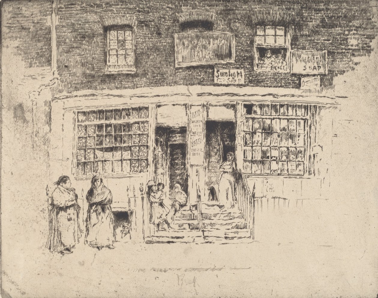 Sunlight Soap, 1905. tekijältä Joseph Pennell