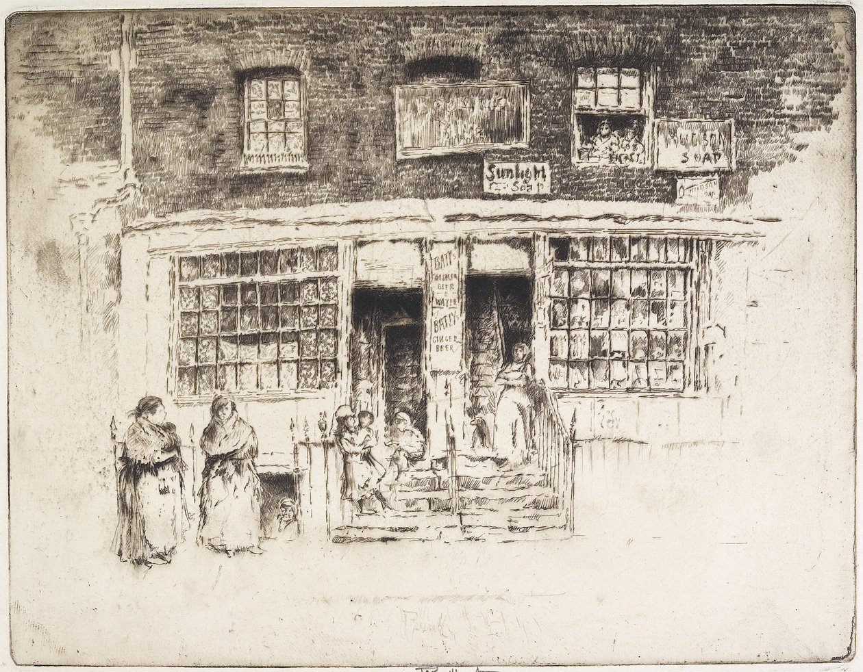 Sunlight Soap, 1905 tekijältä Joseph Pennell