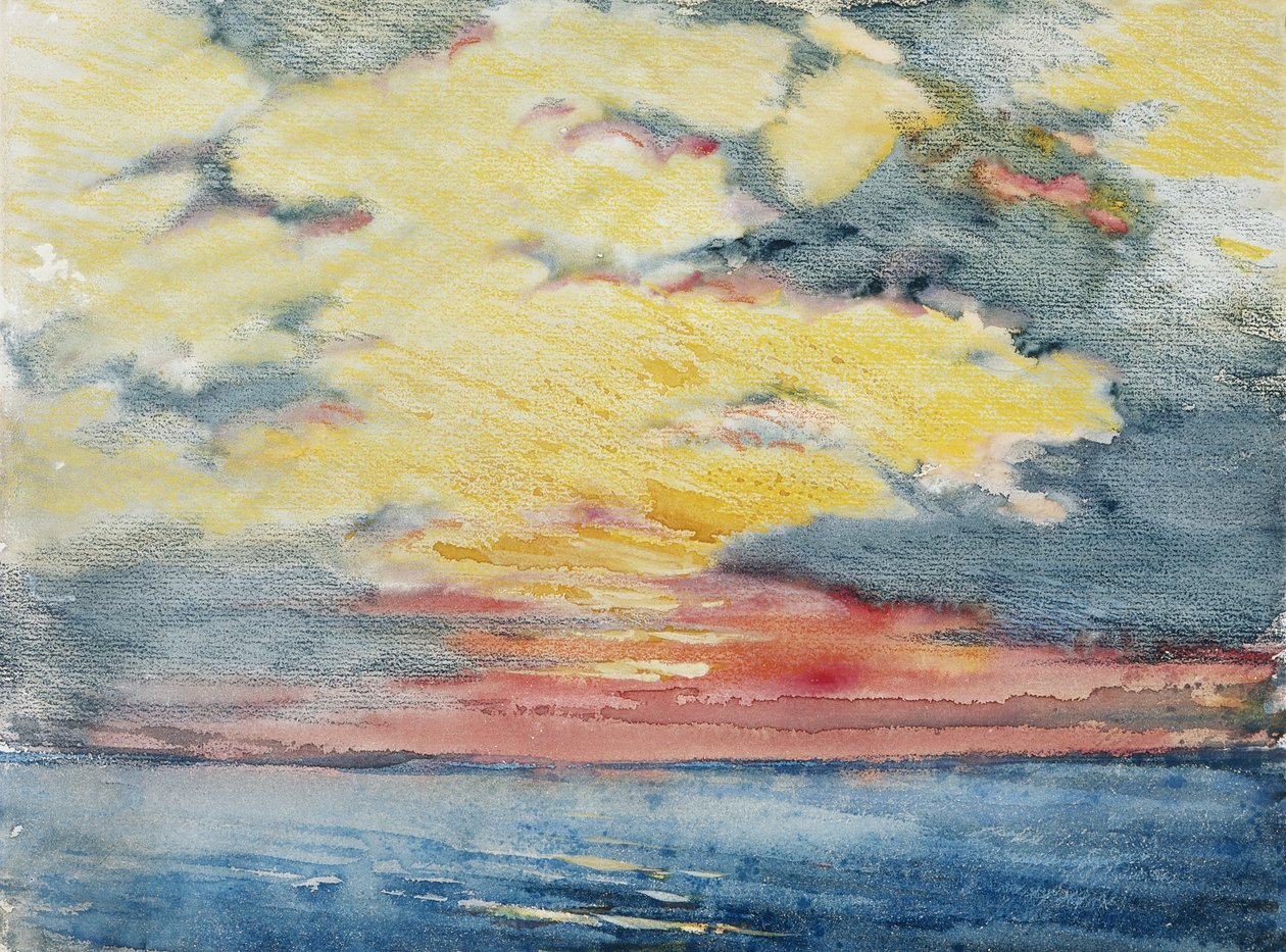 Auringonlasku, Acapulco tekijältä Joseph Pennell