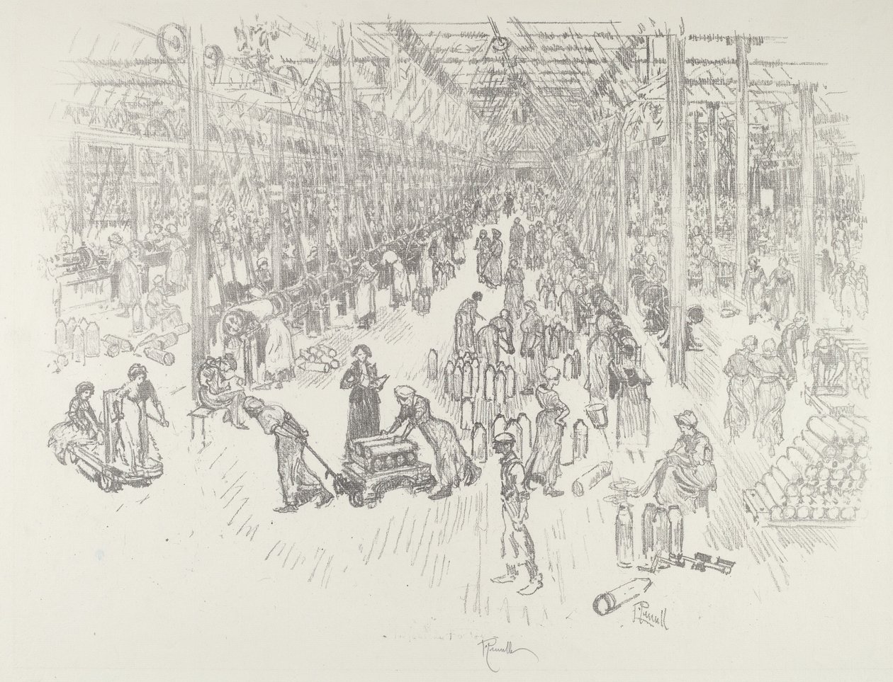 Tuhannen tyttöjen lahti tekijältä Joseph Pennell