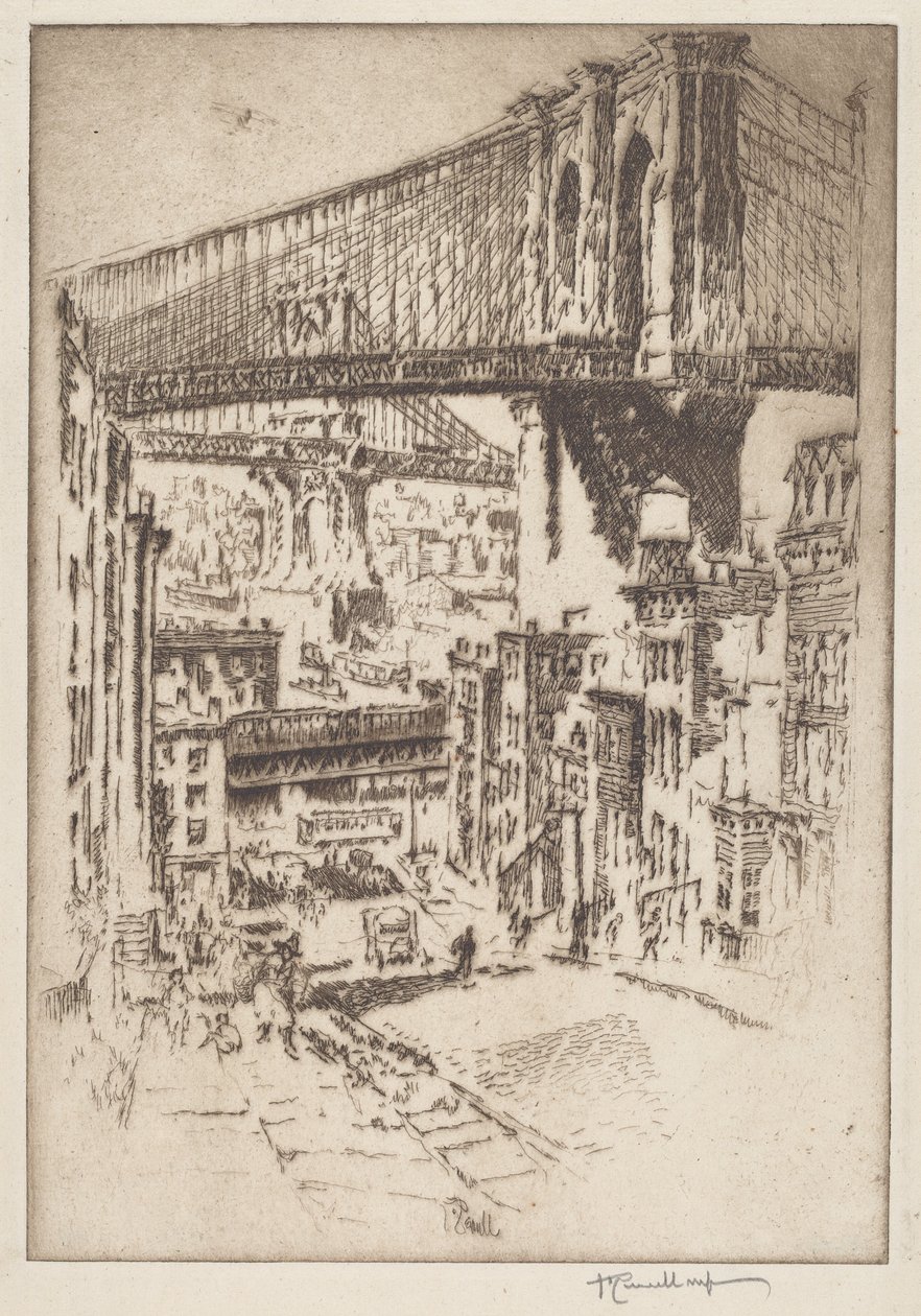 The Bridges, Brooklynista tekijältä Joseph Pennell