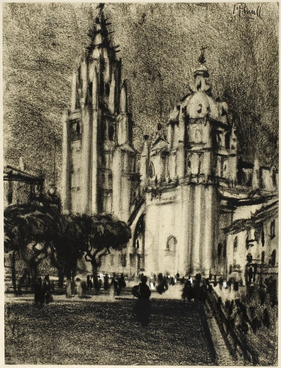 Katedraali, Toledo tekijältä Joseph Pennell