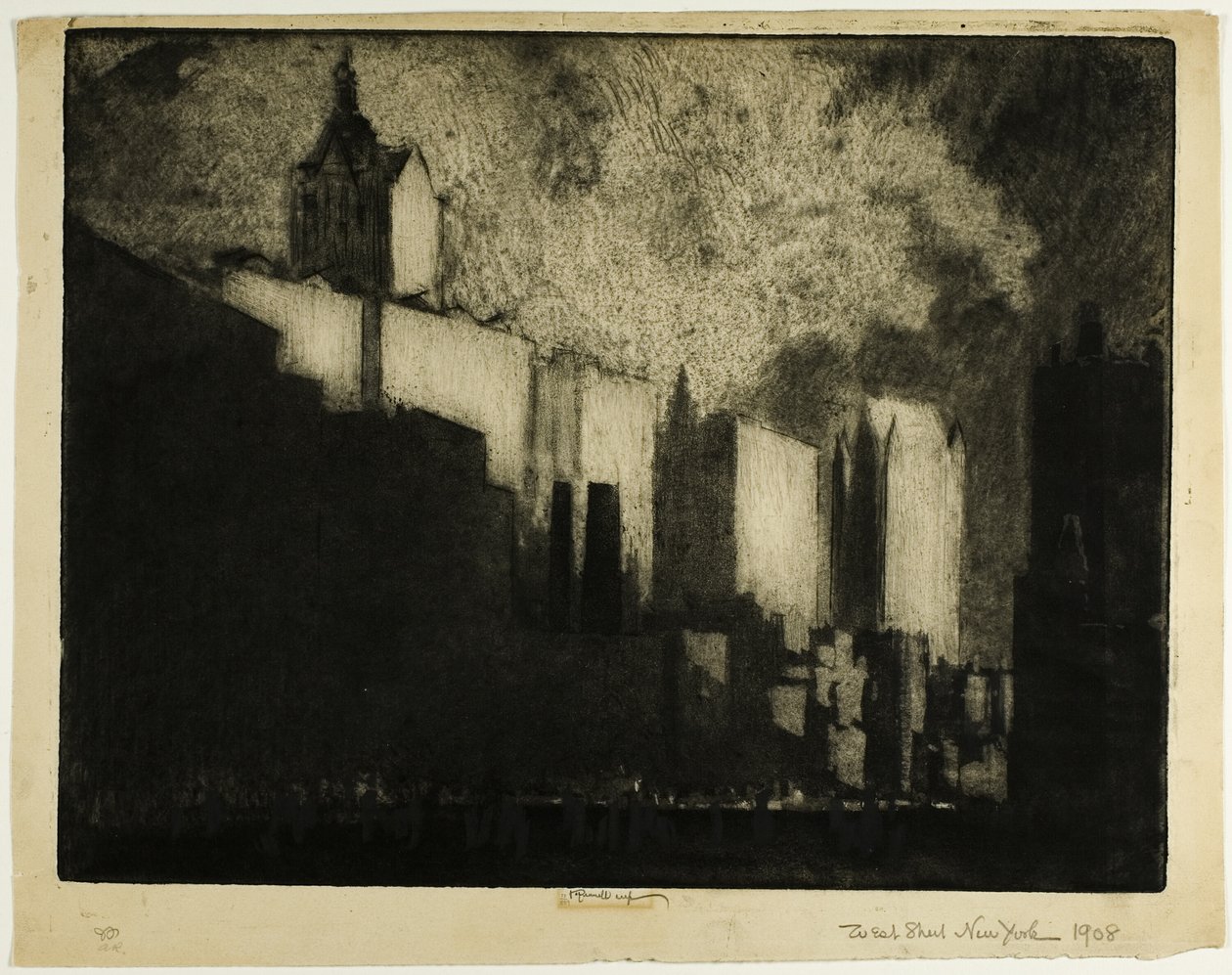 West Streetin kalliot tekijältä Joseph Pennell