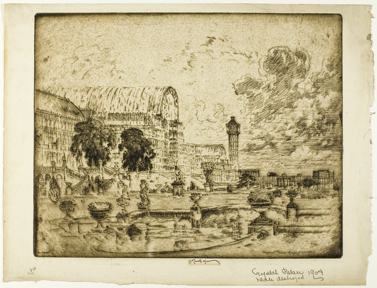 Crystal Palace tekijältä Joseph Pennell