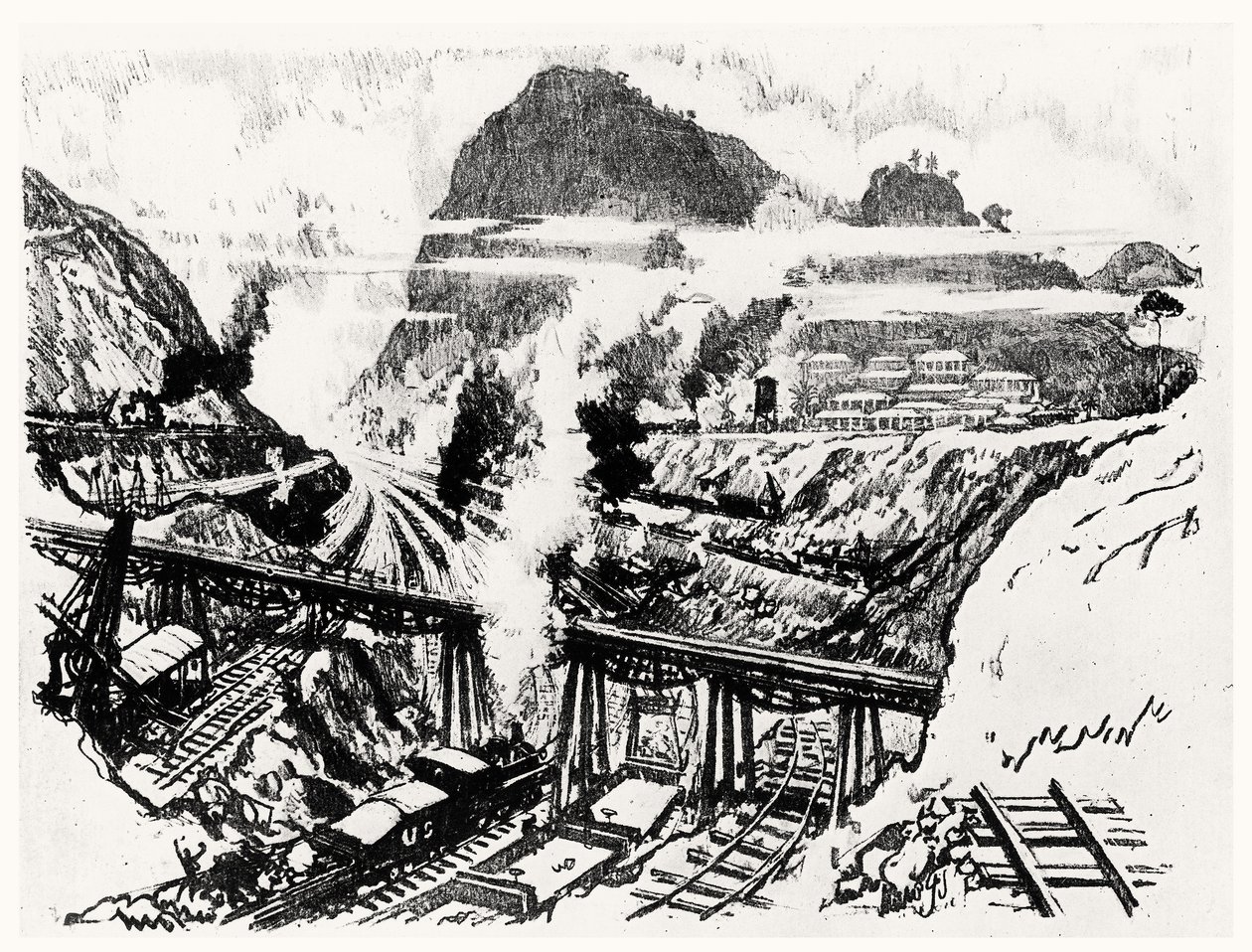 Huonekalut ja erilaiset esineet 1100- ja 1300-luvuilta tekijältä Joseph Pennell