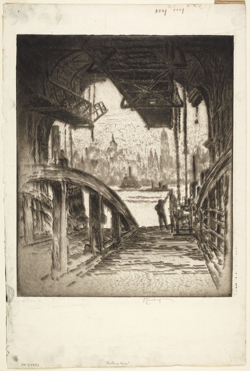 Lauttatalo tekijältä Joseph Pennell