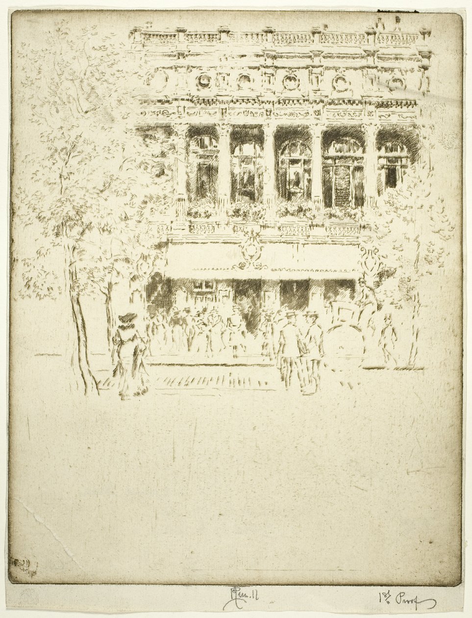Garrick-teatteri tekijältä Joseph Pennell