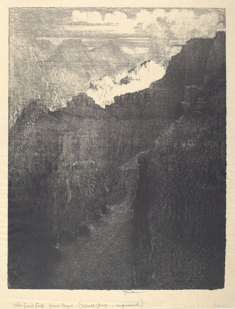 Suuri lahti, 1912. tekijältä Joseph Pennell
