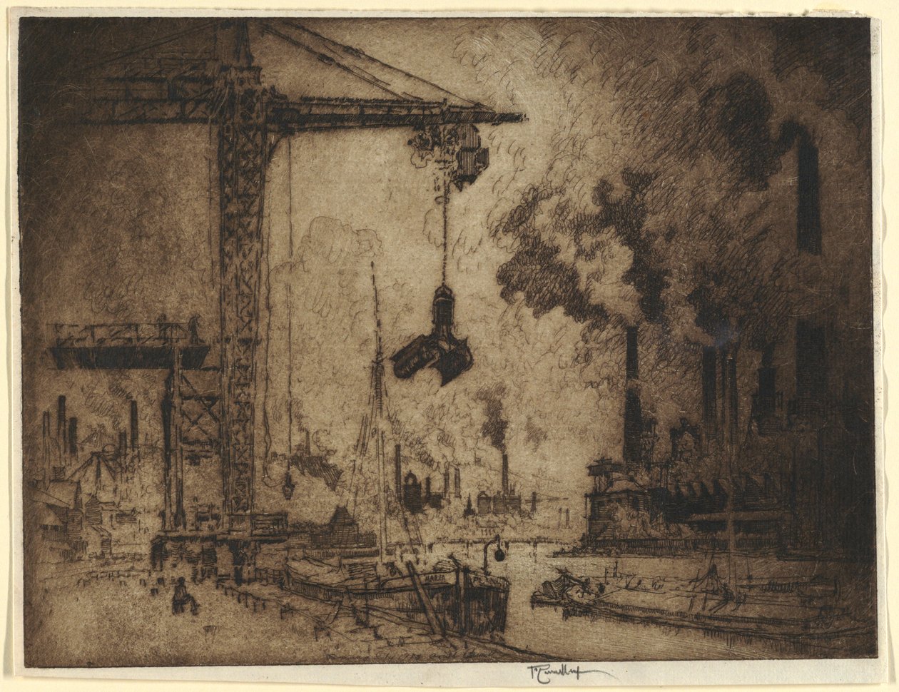Ote, hyökkäys tekijältä Joseph Pennell