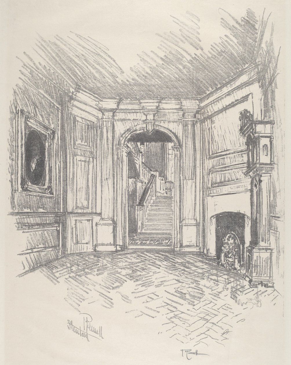 Hall, Stenton tekijältä Joseph Pennell