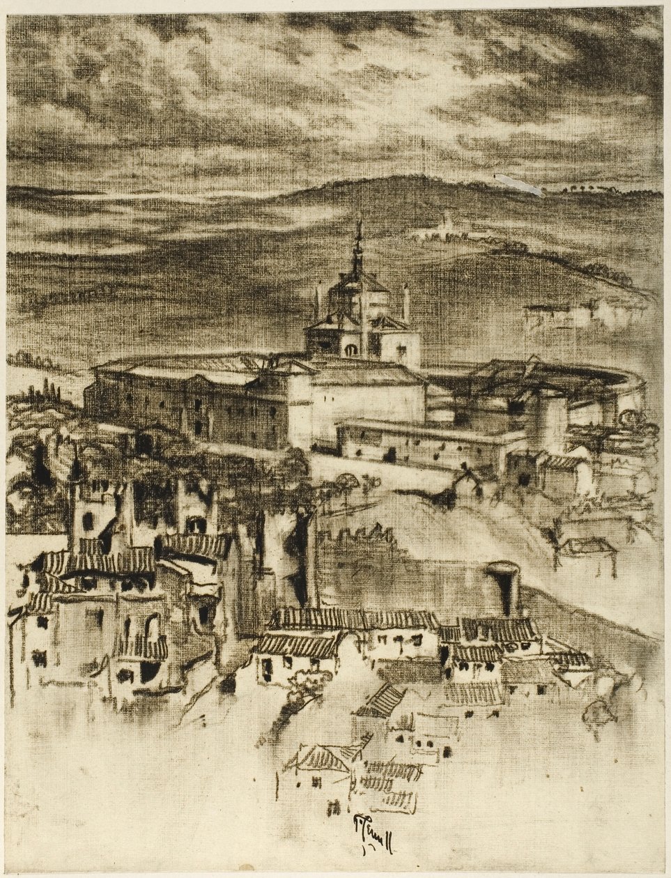 Saint Johnin sairaala, Toledo tekijältä Joseph Pennell