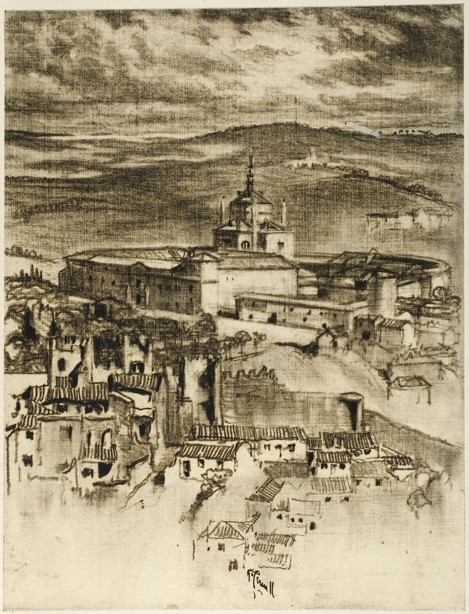 Saint Johnin sairaala, Toledo tekijältä Joseph Pennell