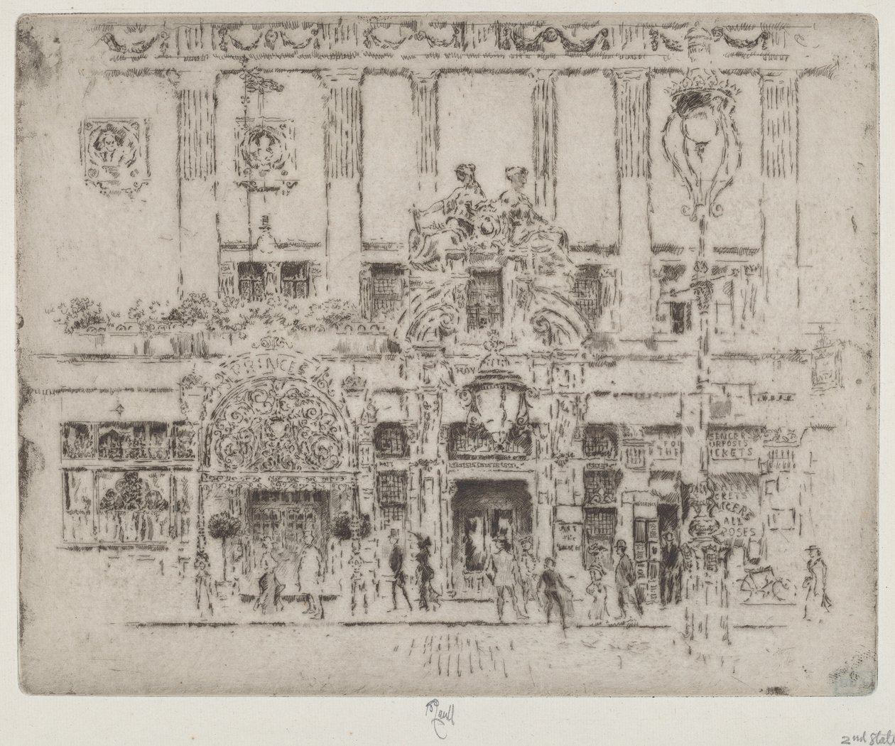 Instituutti, Piccadilly tekijältä Joseph Pennell