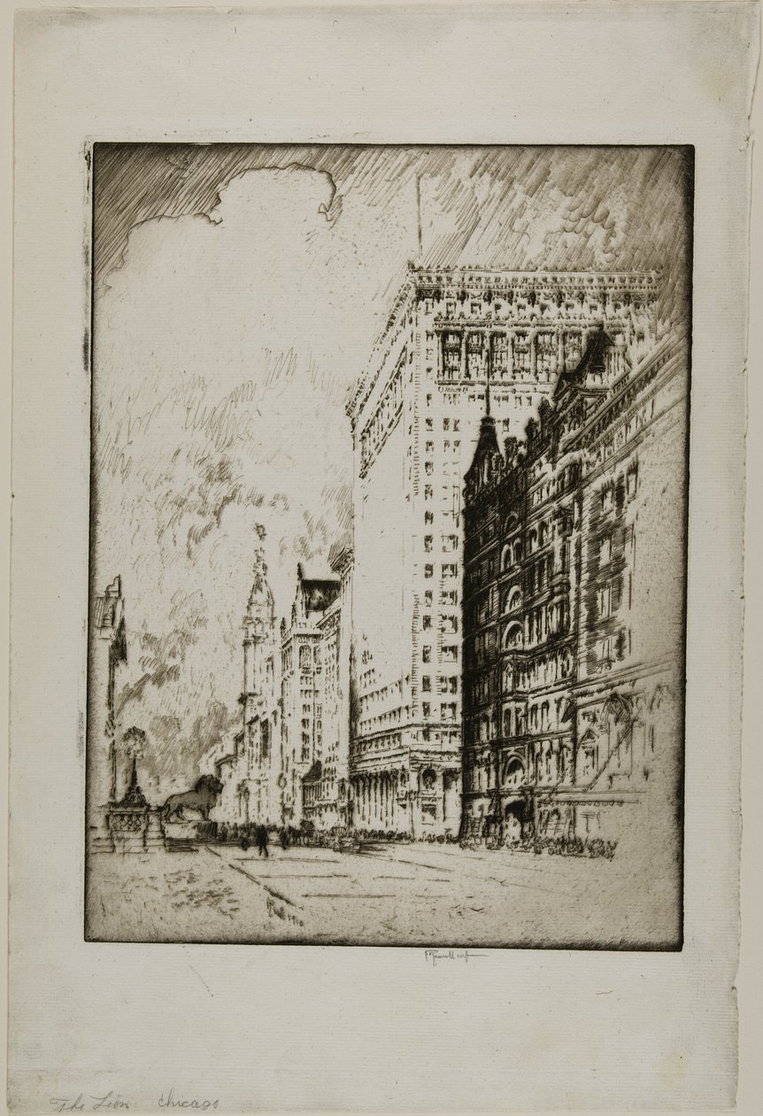 The Lion, Chicago tekijältä Joseph Pennell