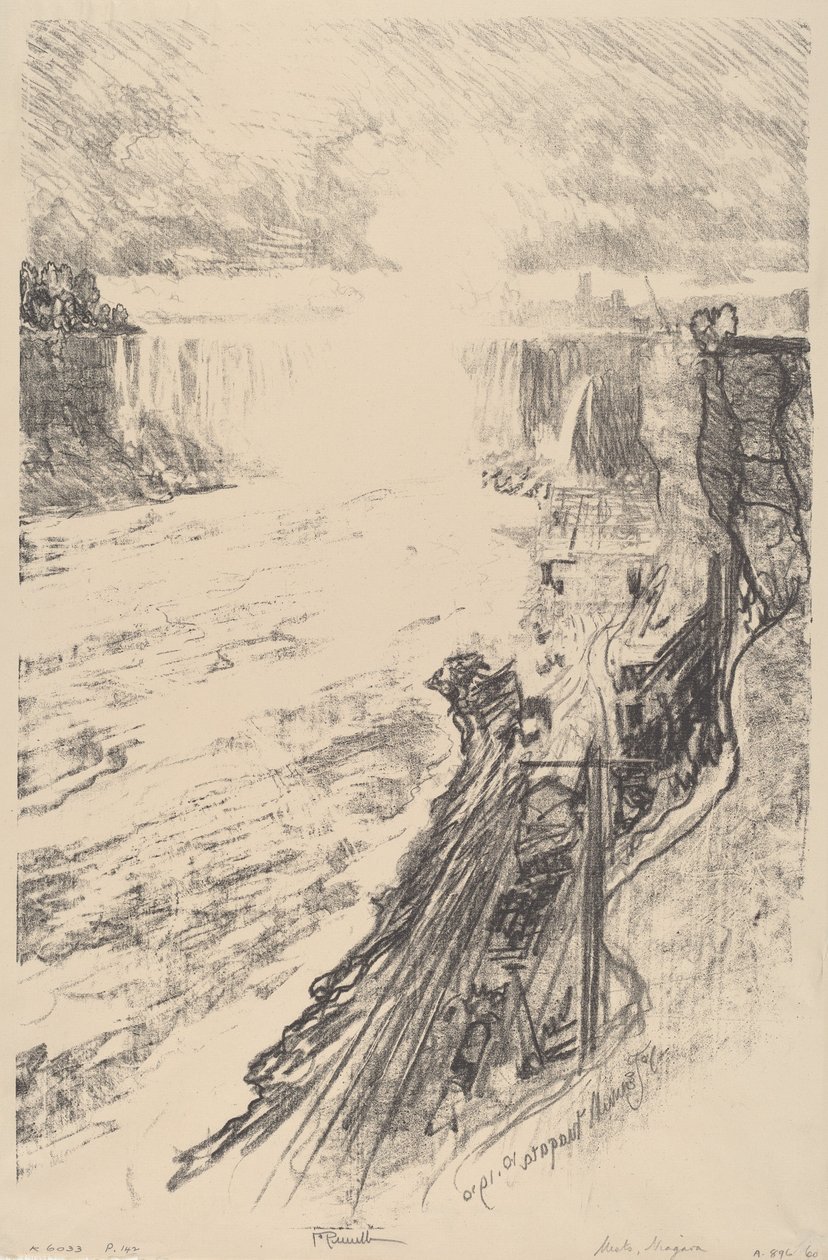 Sumun mysteeri, 1910. tekijältä Joseph Pennell