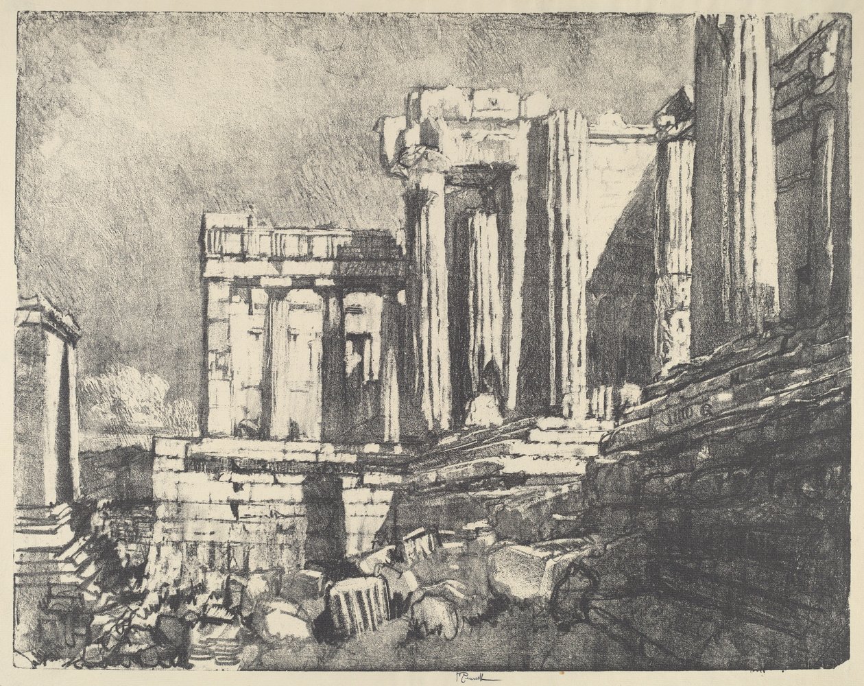 Propylaea, Ateena tekijältä Joseph Pennell