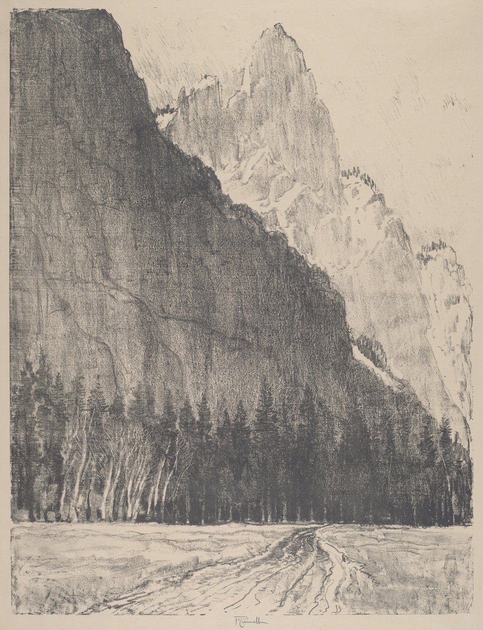 Sentinel, 1912. tekijältä Joseph Pennell