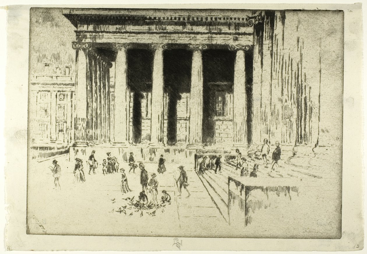 The Steps, British Museum tekijältä Joseph Pennell