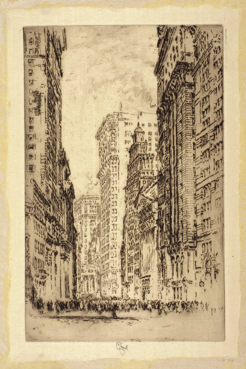 Pörssi, New York tekijältä Joseph Pennell