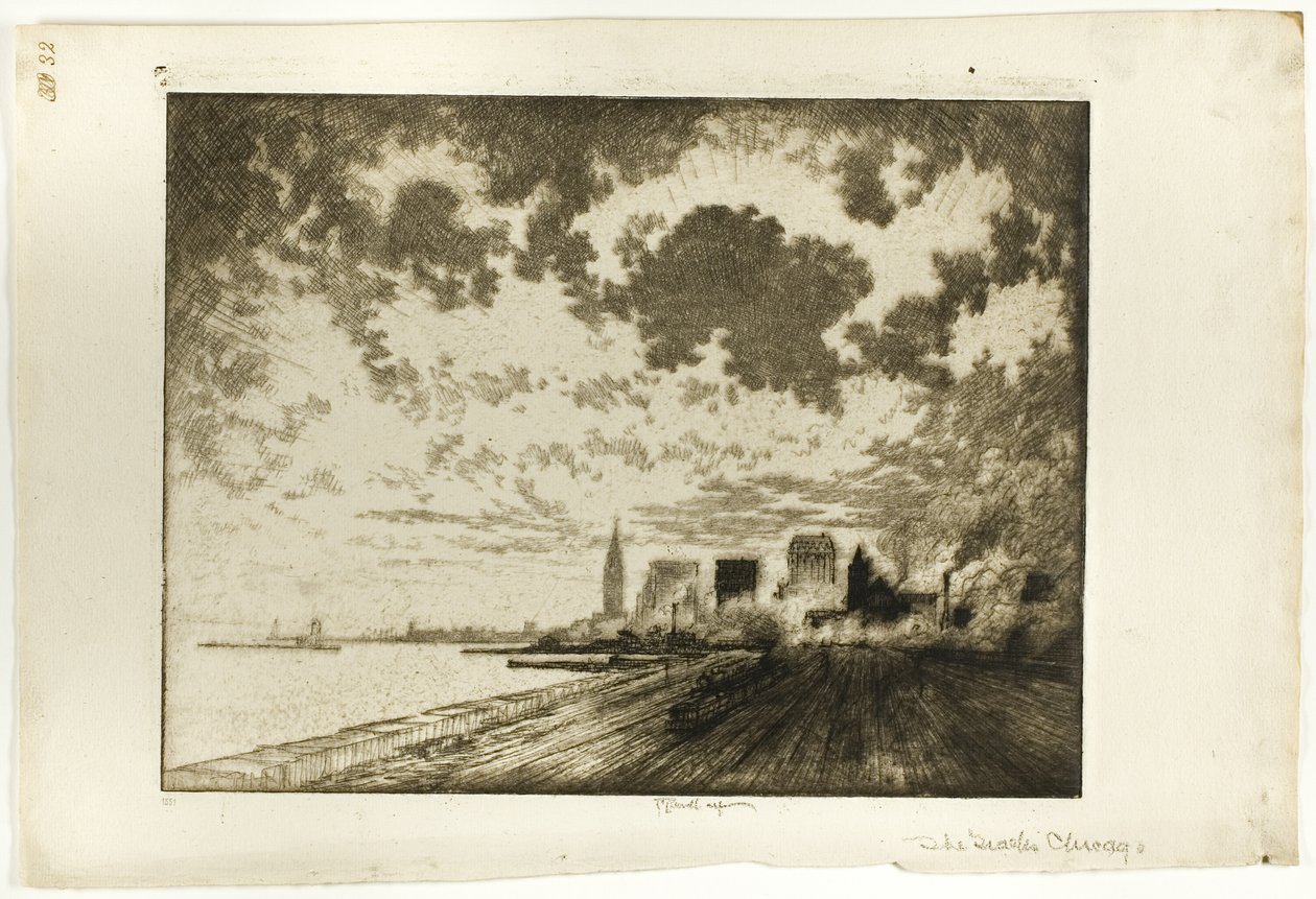 The Tracks, Chicago tekijältä Joseph Pennell