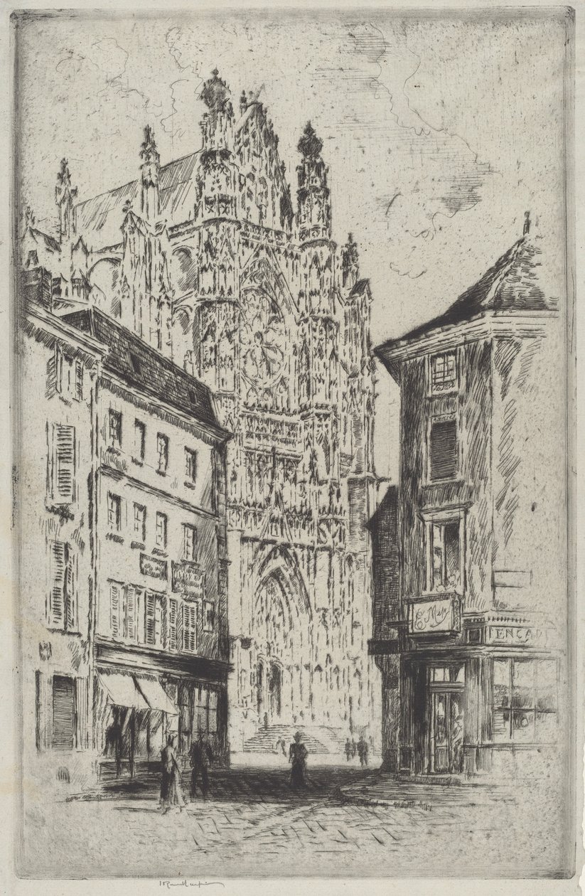 Transept, Beauvais tekijältä Joseph Pennell