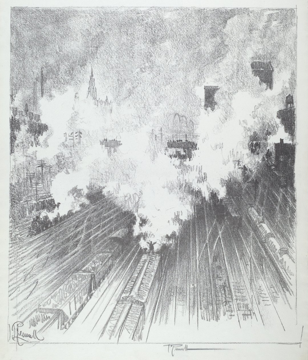 Junapiha, St. Louis tekijältä Joseph Pennell