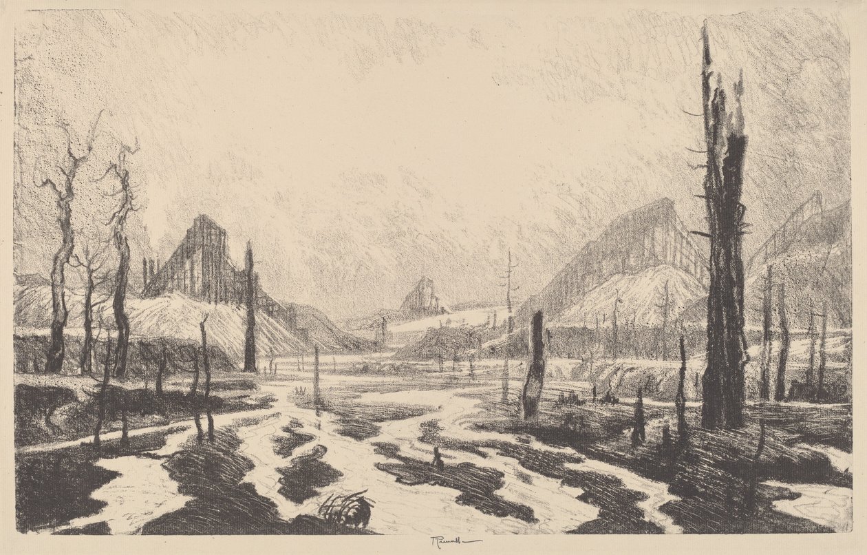 Laakso Desolation, 1910. tekijältä Joseph Pennell