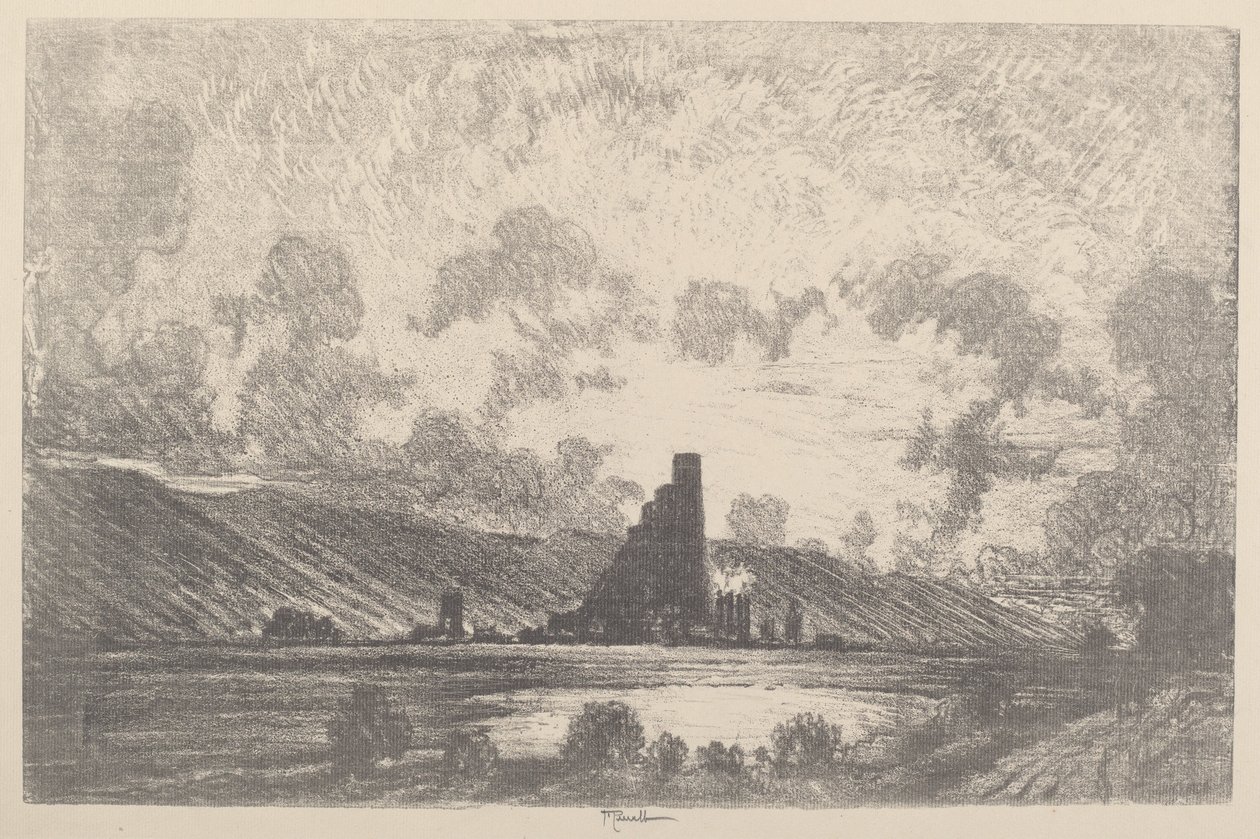 Työlinnat, Wilkes Barre tekijältä Joseph Pennell