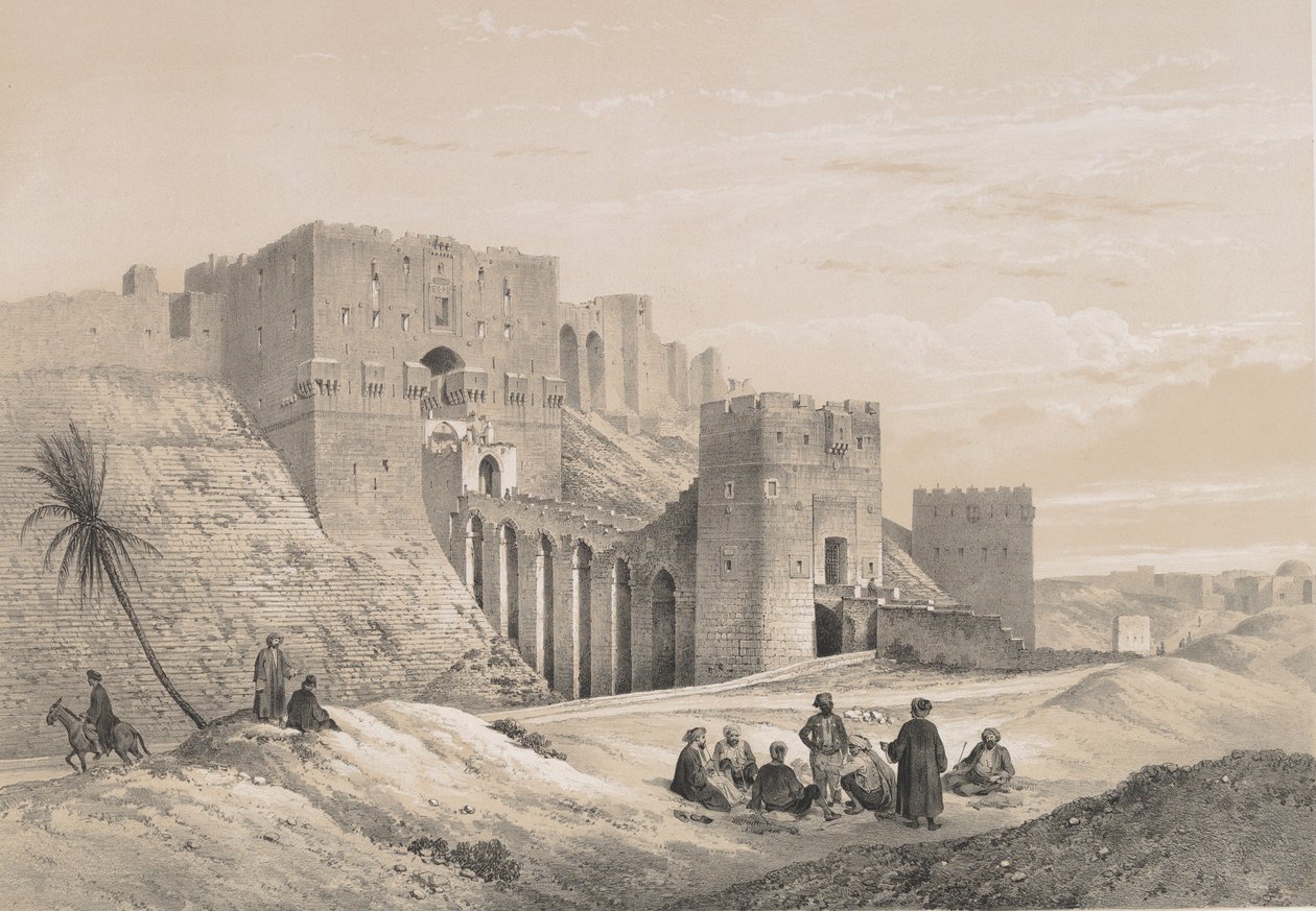 48. Aleppon linna, 1843. tekijältä Joseph Philibert Girault De Prangey