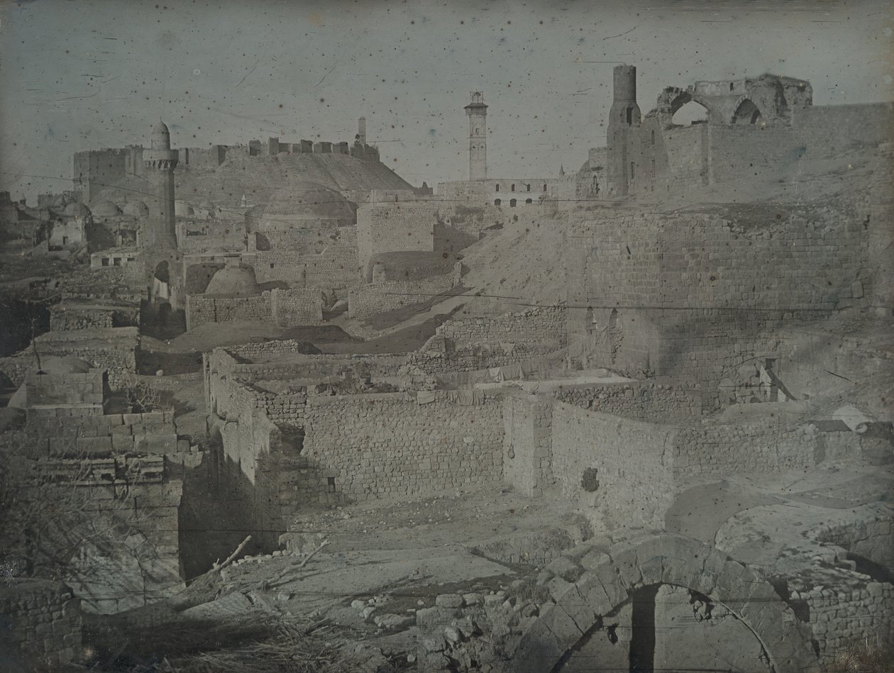 Aleppo, Antiokian portilta katsottuna, 1844. tekijältä Joseph Philibert Girault De Prangey