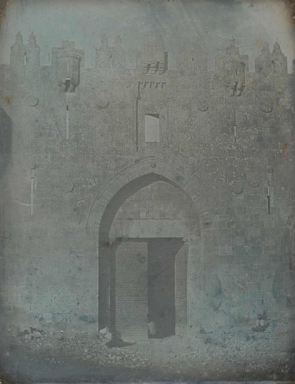Damaskuksen portti, Jerusalem, 1842-44. tekijältä Joseph Philibert Girault De Prangey