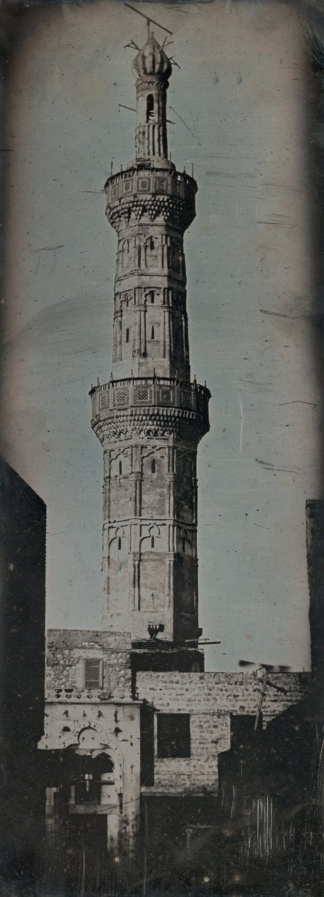 Suuri minareetti, Aleksandria, 1842. tekijältä Joseph Philibert Girault De Prangey