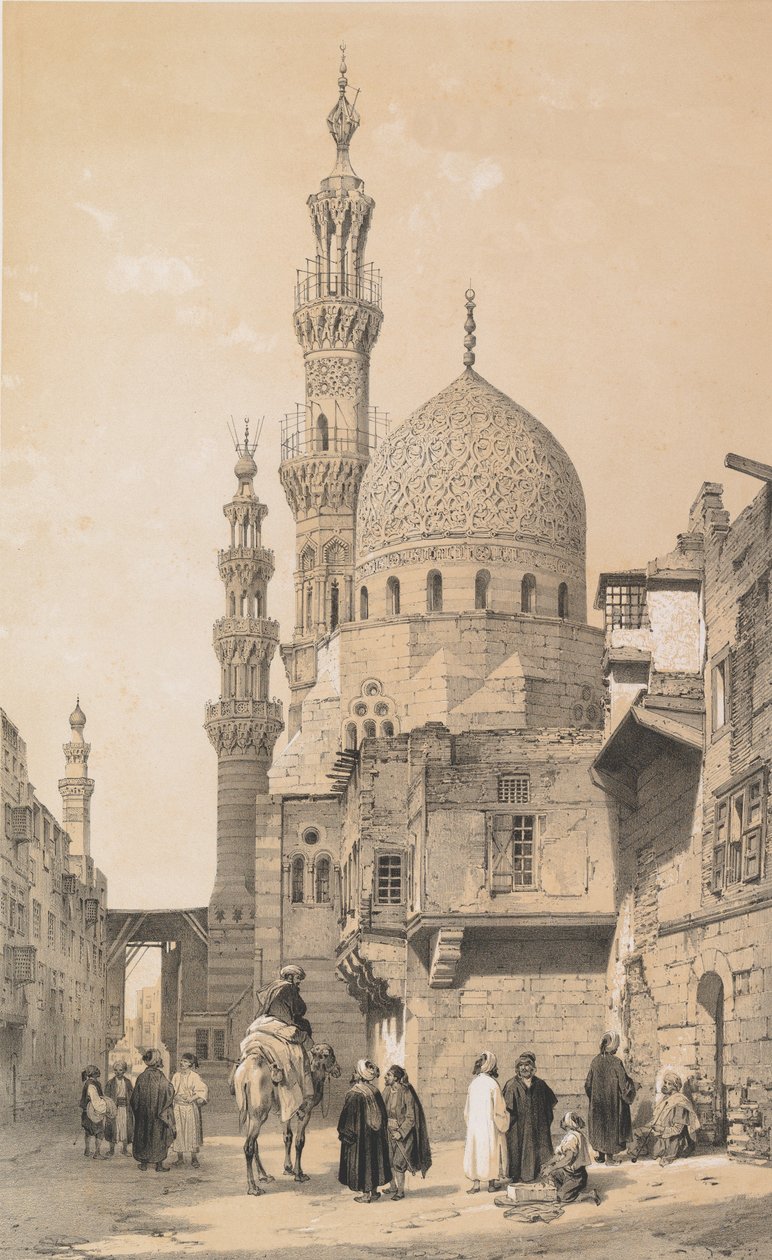 Moskeija, Kairo, 1843. tekijältä Joseph Philibert Girault De Prangey