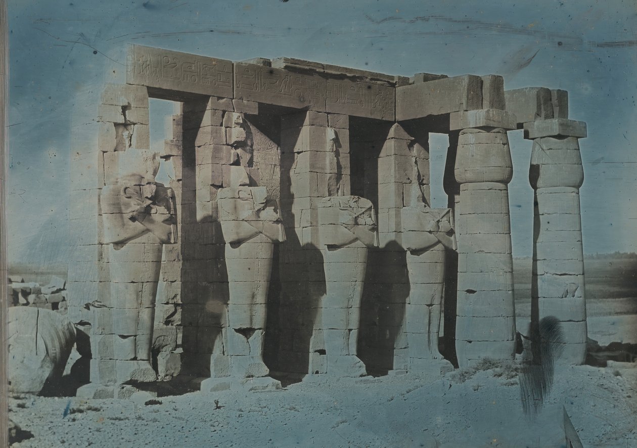Ramesseum, Thebes, 1844. tekijältä Joseph Philibert Girault De Prangey