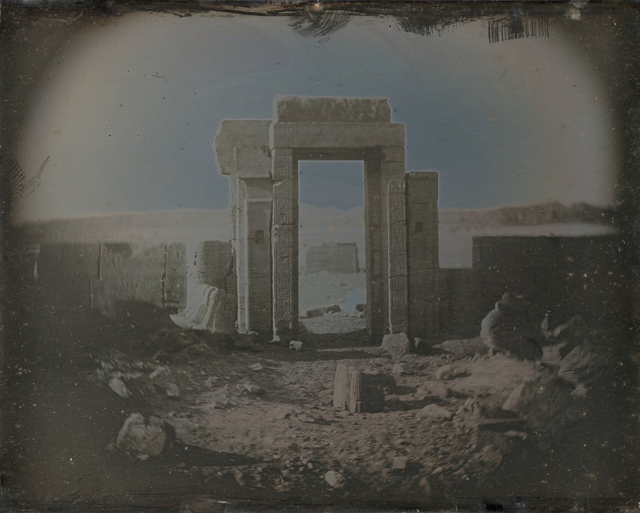 Horuksen temppeli, Edfu, 1842-44. tekijältä Joseph Philibert Girault De Prangey