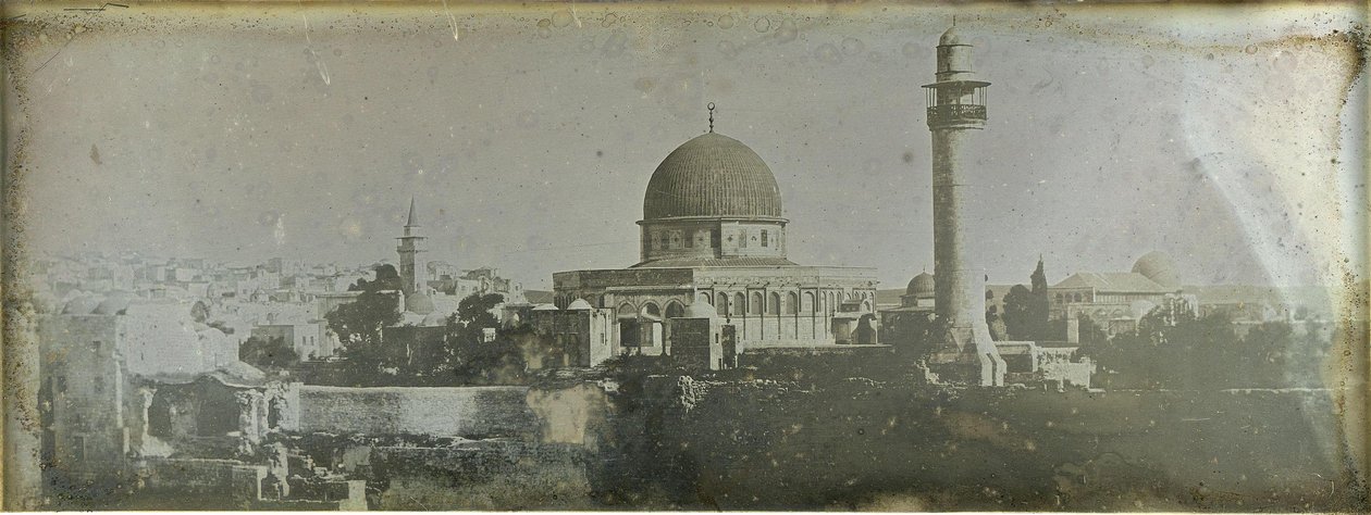 Jerusalem: Salomonin temppelin esplanadi, Kallion kupoli. tekijältä Joseph Philibert Girault De Prangey