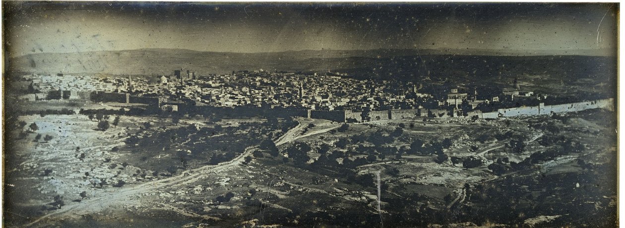 Jerusalem: panoraamanäkymä tekijältä Joseph Philibert Girault De Prangey