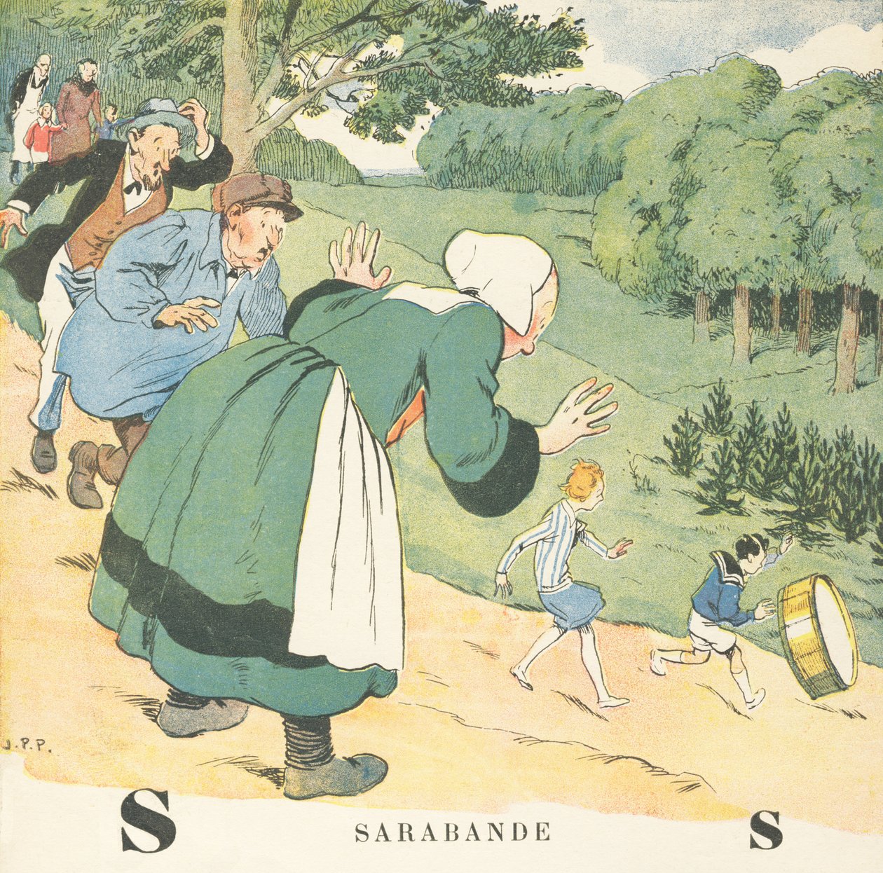S: Sarabande tekijältä Joseph Porphyre Pinchon