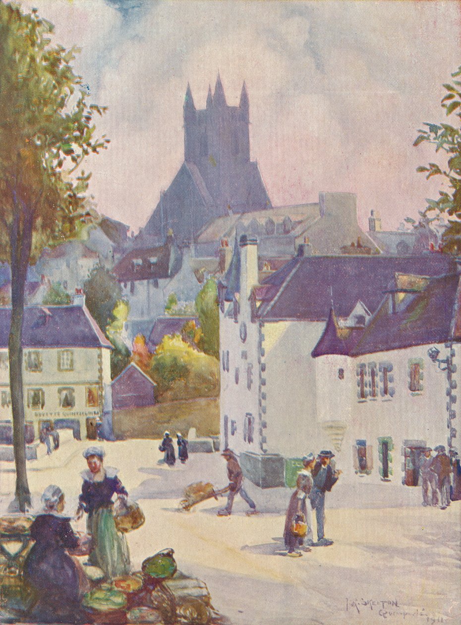 Kevät Bretagne Quimperléssä, 1911, 1913 tekijältä Joseph Ratcliffe Skelton