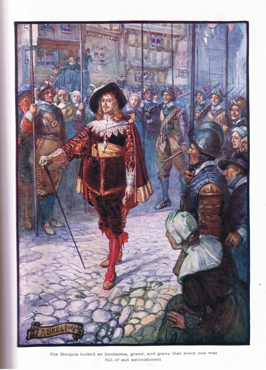 Markiisi näytti niin komealta, suurelta ja vakavalta, että kaikki olivat täynnä surullista hämmästystä, 1910 tekijältä Joseph Ratcliffe Skelton